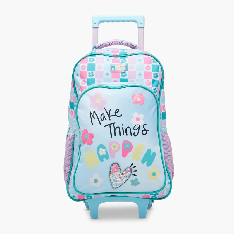 Must Trolley-Hearts-16In-Set Of 3-Age 5-8 (Polyester) Blue \ 43X30X13